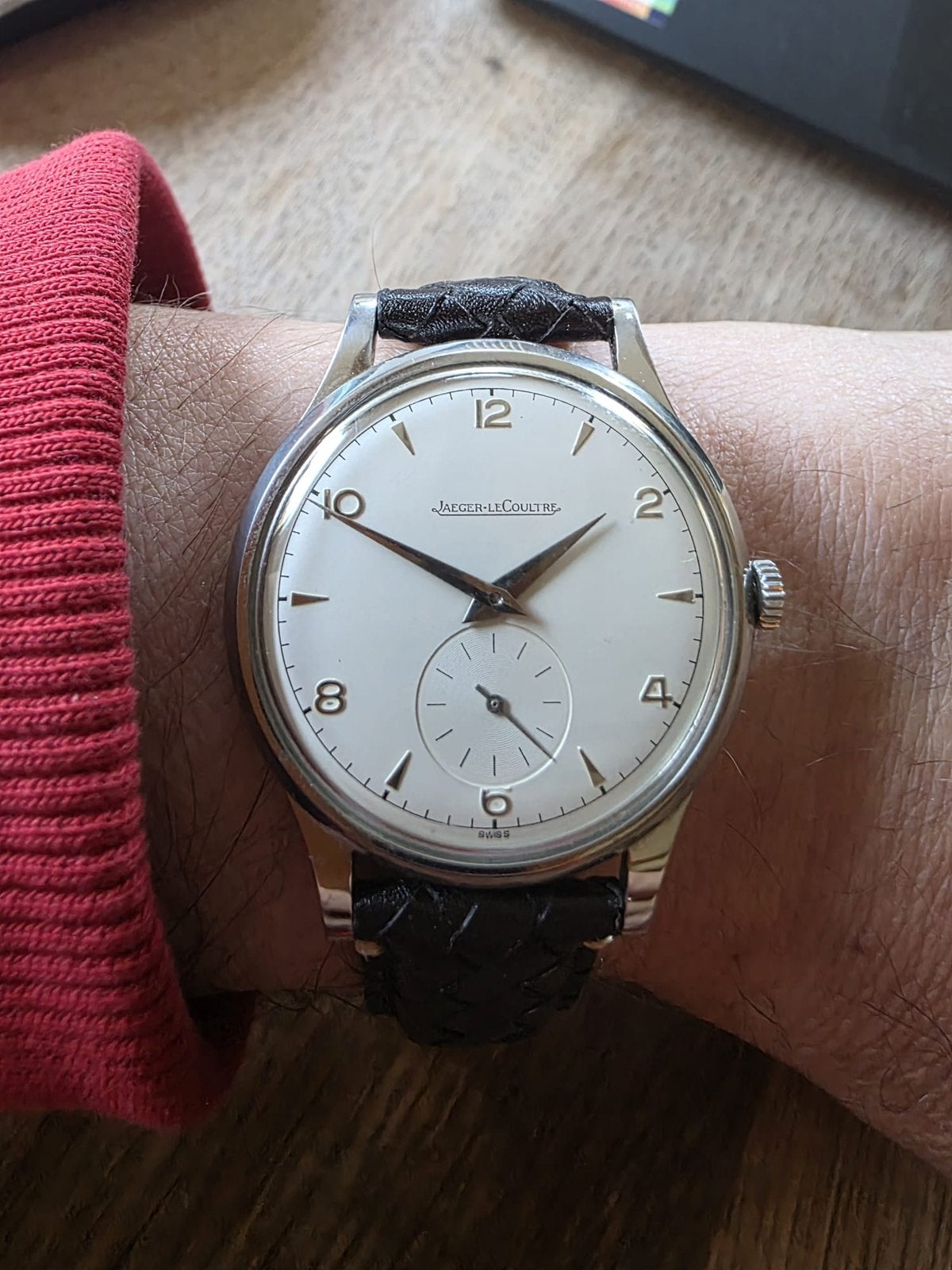 Jaeger-LeCoultre Calatrava, Ophalen of Verzenden, Staal, Overige merken, 1960 of later
