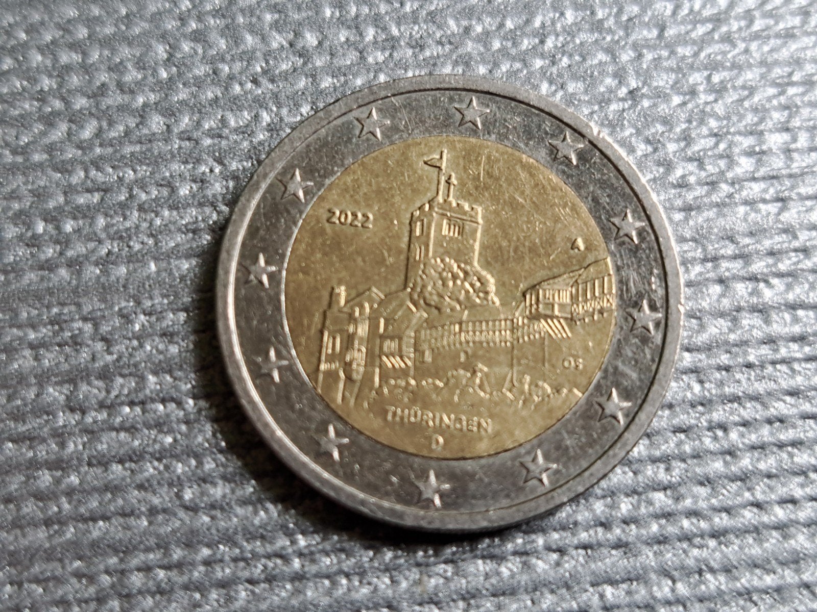 2 euro cc Duitsland 2022 Thuringen (A), Postzegels en Munten, Ophalen of Verzenden, Duitsland, 2 euro