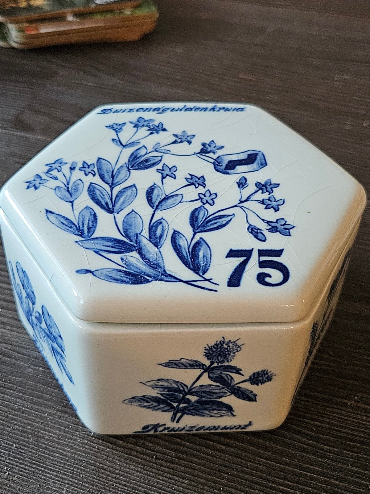 Rabobank Strijen 75 jaar/ Regina delftsblauw, Antiek en Kunst, Ophalen of Verzenden