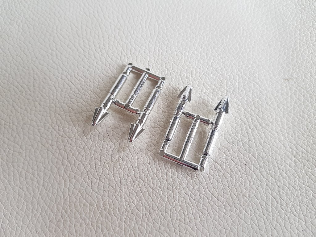2x Chrome Harpoenen Harpoons 2 on Sprue Aquazone - voor Lego, Ophalen of Verzenden, Nieuw, Losse stenen, Lego