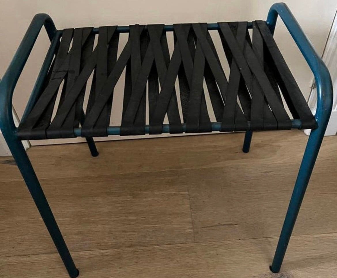 Leuk krukje retro, Huis en Inrichting, Krukjes, Ophalen, Zo goed als nieuw, Hout