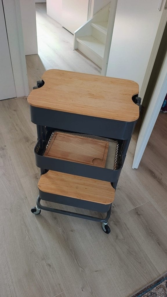 Ikea RÅSKOG / NORRÅVA keukentrolley, Huis en Inrichting, Keuken | Keukenbenodigdheden, Ophalen, Zo goed als nieuw, IKEA