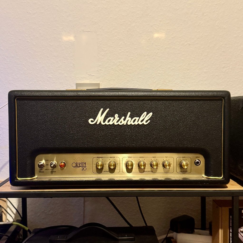 Marshall Origin 20 Head, Ophalen of Verzenden, Zo goed als nieuw, Gitaar, Minder dan 50 watt