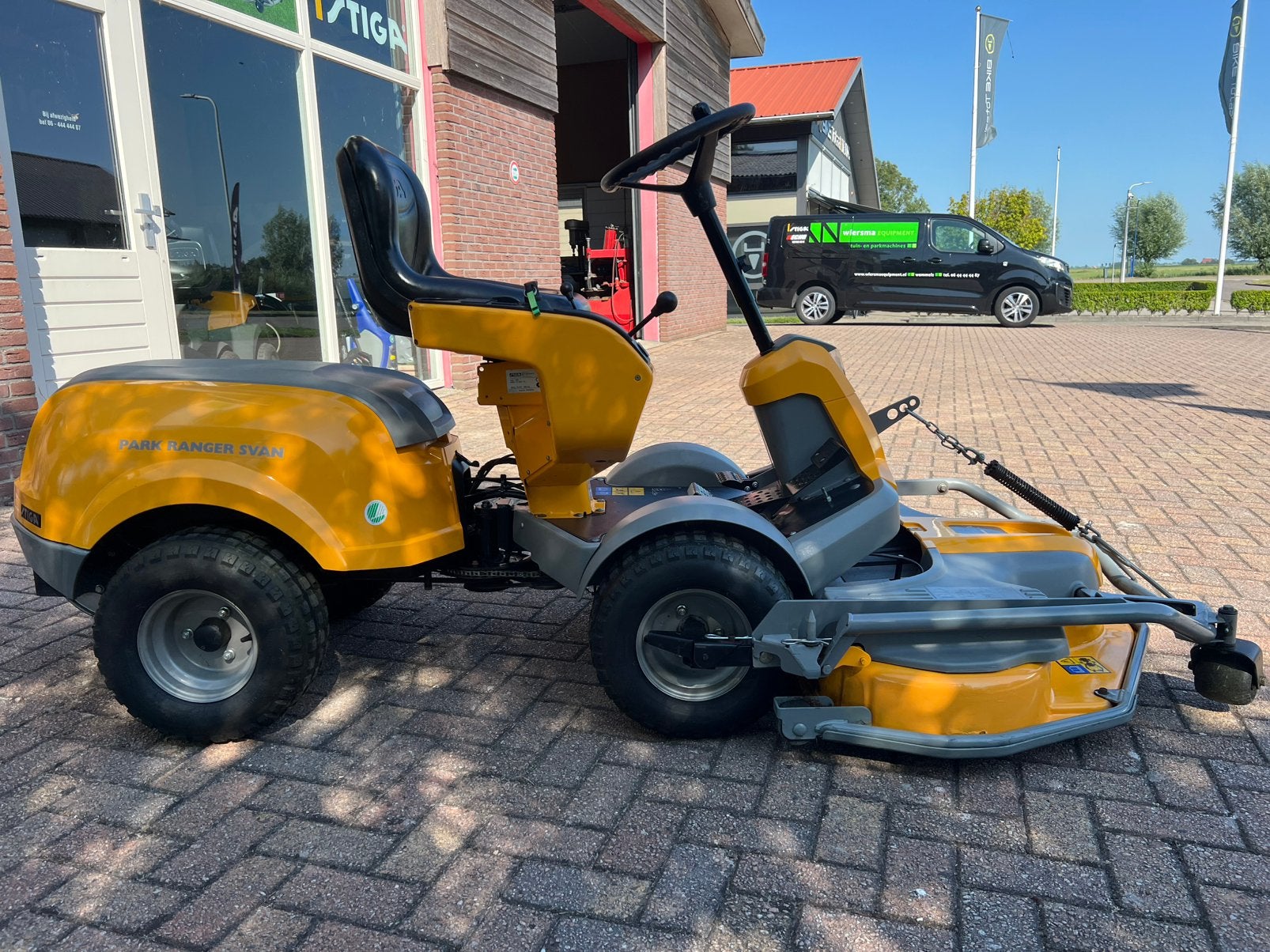 Frontmaaier Stiga Villa Ranger SVAN Honda 2cil 110cm pro, Ophalen, Zo goed als nieuw, 50 cm of meer