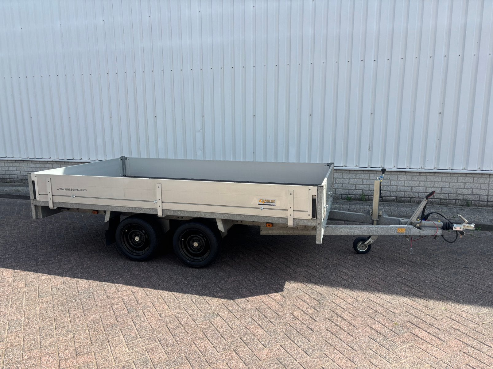 Aanhangwagen plateau Anssems 325x178 2500kg tandemasser 2026, Auto diversen, Aanhangers en Bagagewagens, Ophalen, Zo goed als nieuw