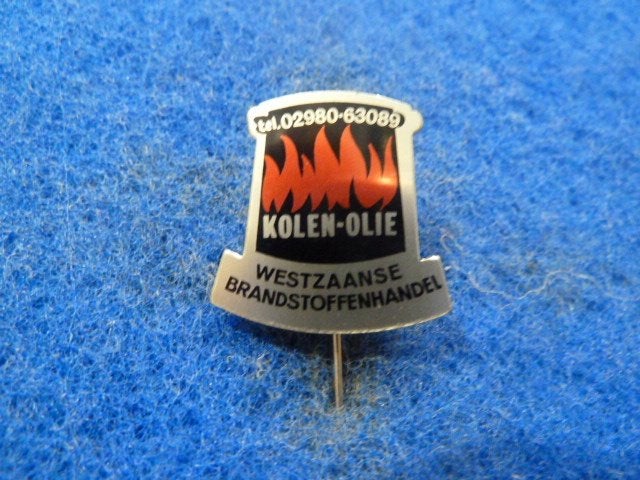 Speldje Kolen - olie Westzaanse brandstoffenhandel, Verzenden, Zo goed als nieuw, Overige onderwerpen