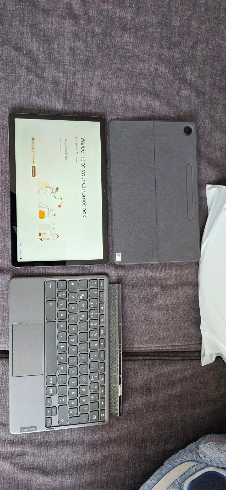 Lenovo Chromebook Duet - Compacte 2-in-1 Laptop/Tablet, 11 inch, Ophalen of Verzenden, 128 GB, 11Q727