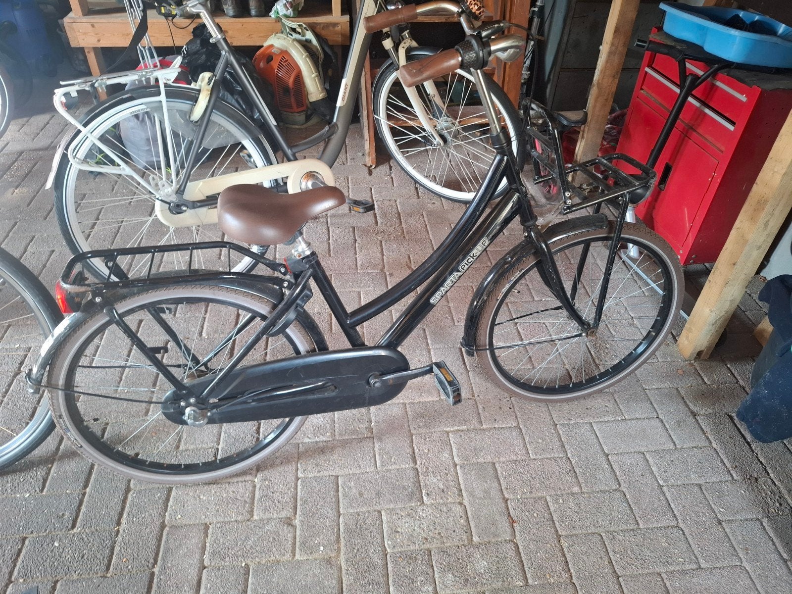 Meisjes fiets zwart, Minder dan 47 cm, Ophalen of Verzenden, Gebruikt, Versnellingen