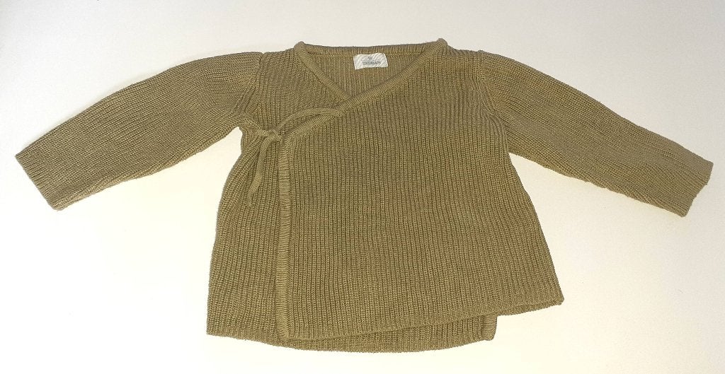 Baby gebreid jasje groen Zeeman 62, Ophalen of Verzenden, Nieuw, Jongetje of Meisje, Jasje