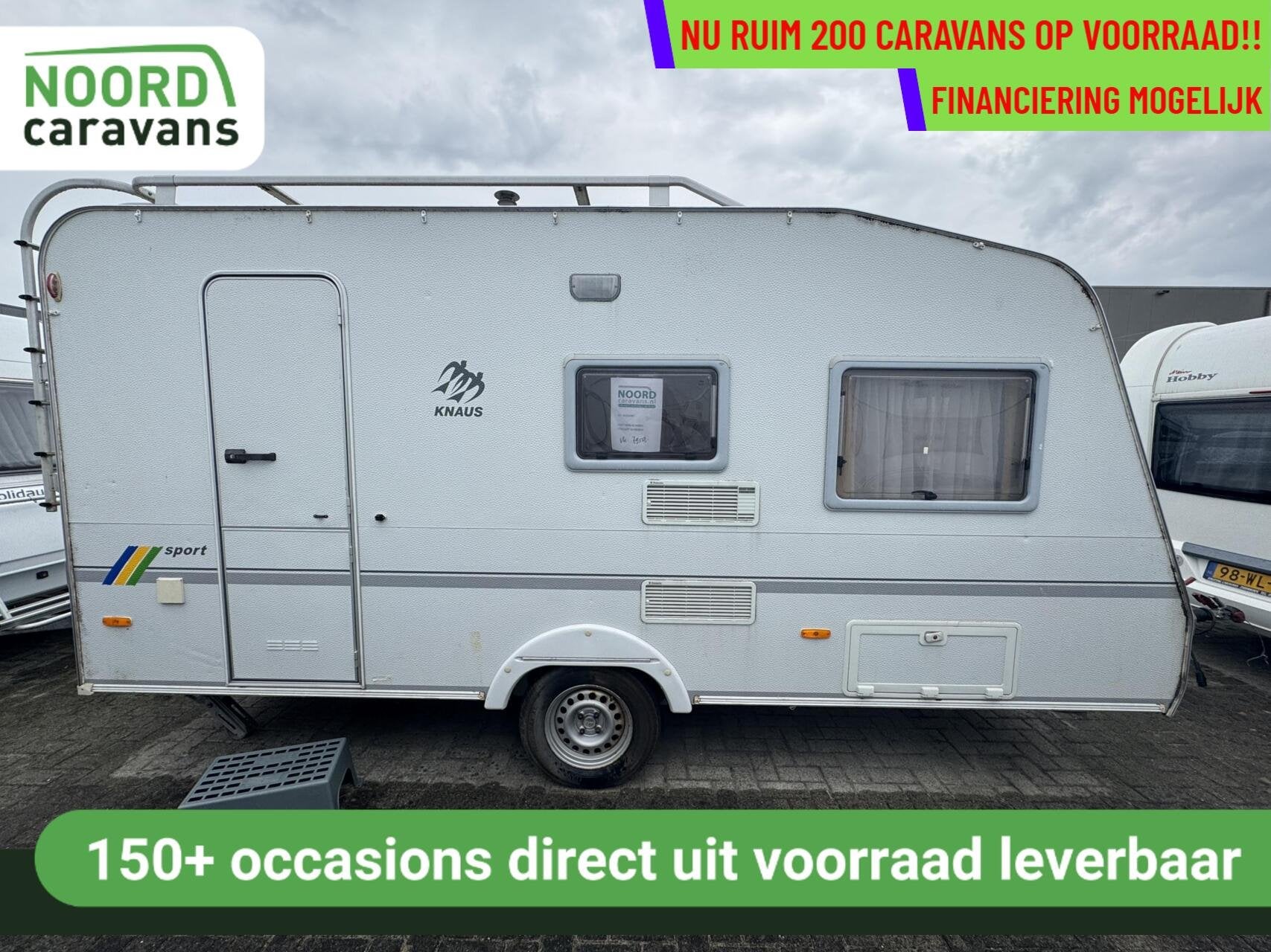 Knaus SPORT W04420, DWARSBED, TREINZIT, VOORTENT, Serviceluik, Bedrijf, 750 - 1000 kg, 6 tot 7 meter