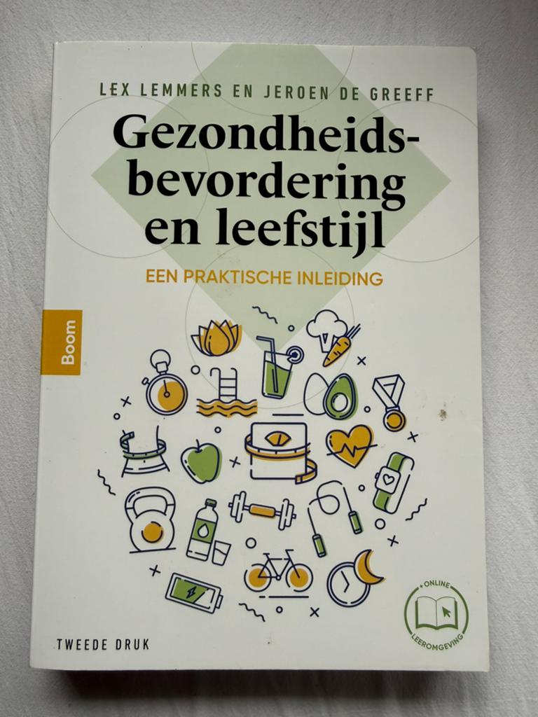 Lex Lemmers - Gezondheidsbevordering en leefstijl, Boeken, Ophalen of Verzenden, Zo goed als nieuw, Lex Lemmers; Jeroen de Greeff