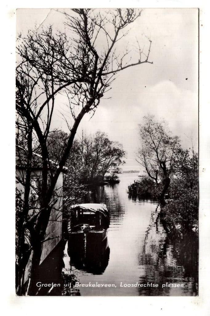 Breukelen Breukelerveen   Doorkijk Loosdrecht, Verzenden, 1940 tot 1960, Gelopen, Noord-Holland