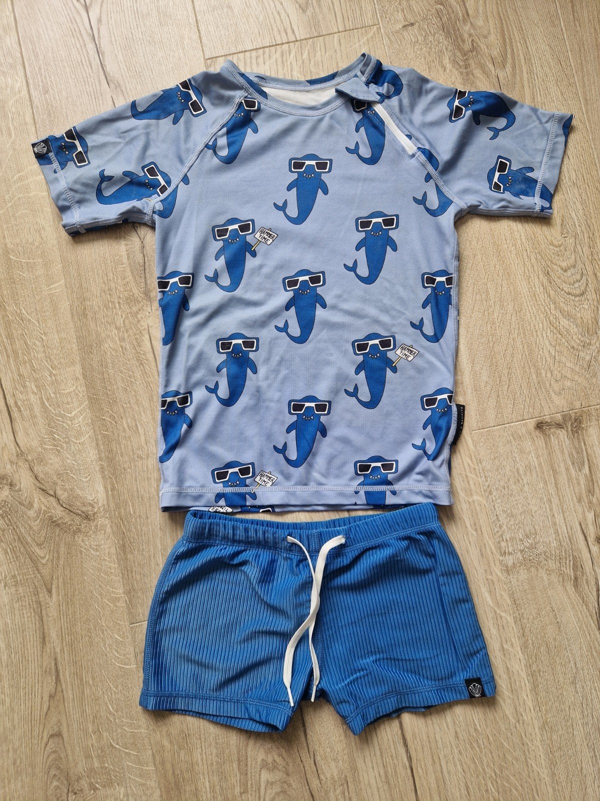 Beach & Bandits UV Tee (shirt) & Short 128/134, Ophalen of Verzenden, Maat 128, Jongen of Meisje, Zwembroek
