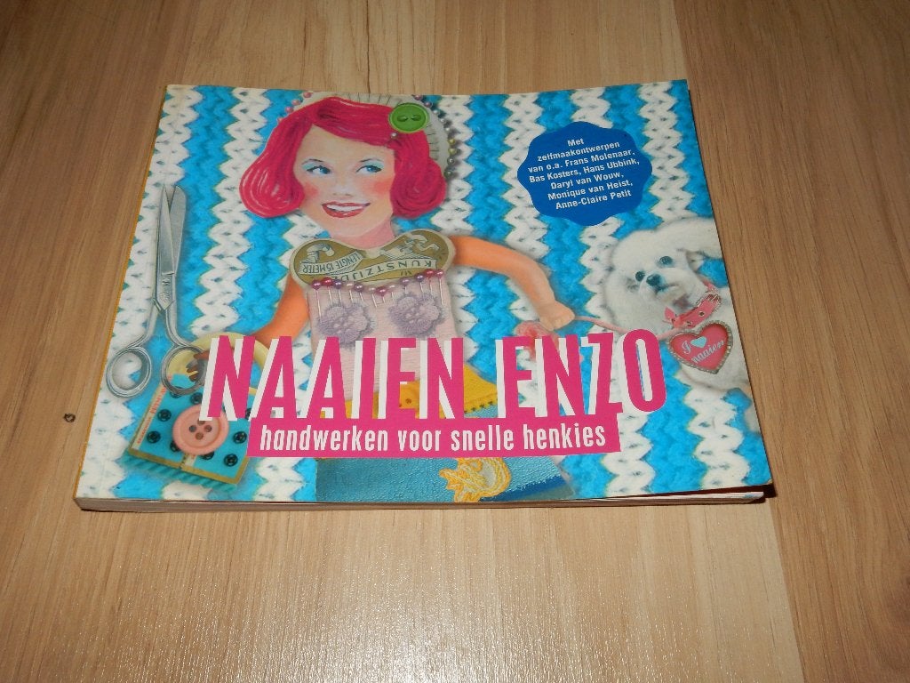 Boek: Naaien enzo, te koop. Handwerkboek., Ophalen of Verzenden, Gelezen, Borduren en Naaien