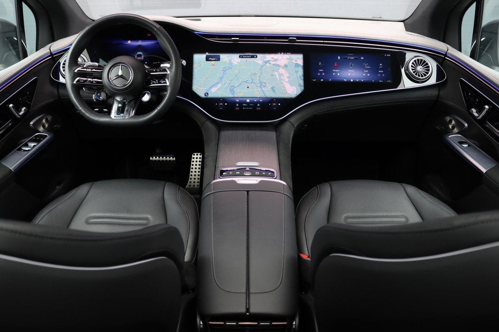 Mercedes-Benz EQE SUV AMG 43 4MATIC Premium+ 91 kWh | Kerami, Auto's, Mercedes-Benz, 468 km, Zwart, 750 kg, 5 stoelen