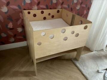 Originele co-sleeper tweeling (timmerman), Kinderen en Baby's, Ophalen of Verzenden, Gebruikt, Wieg