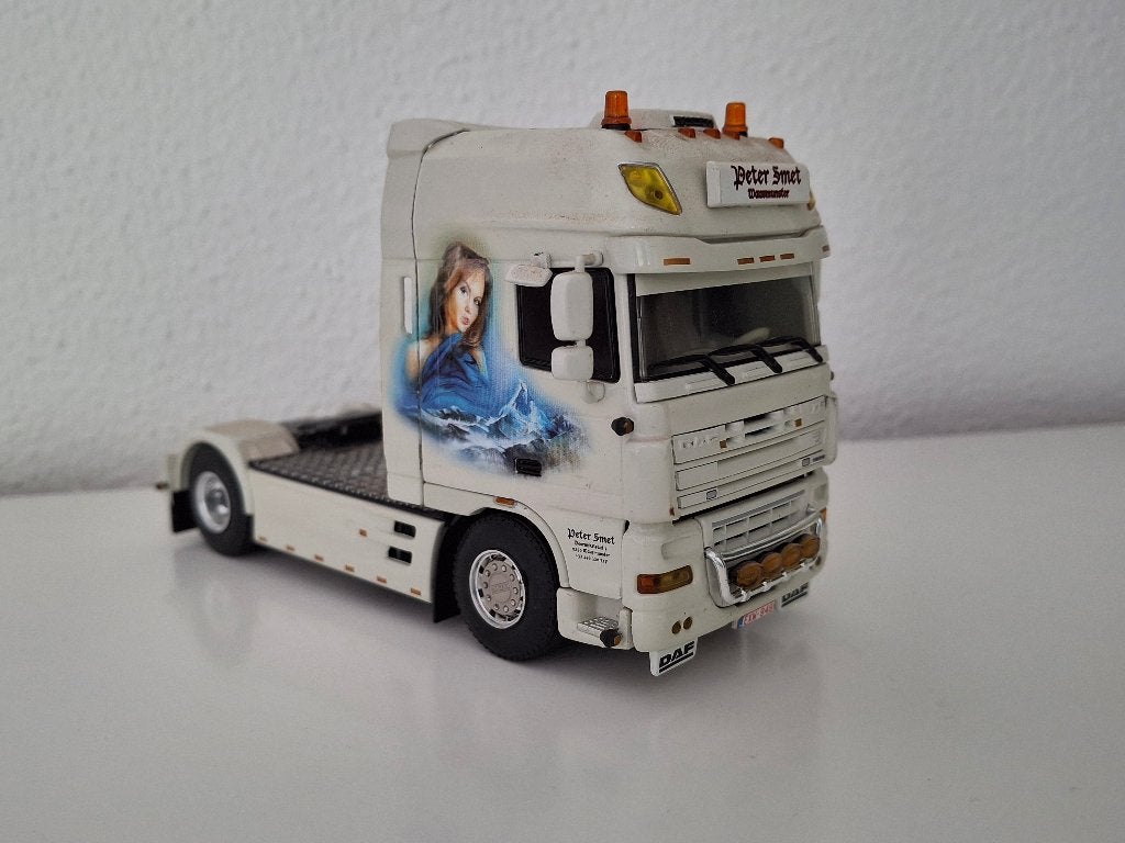 DAF XF105 SSC 4x2 Peter Smet WSi 1/50 met certificaat, Hobby en Vrije tijd, Modelauto's | 1:50, Ophalen of Verzenden, Nieuw, Bus of Vrachtwagen