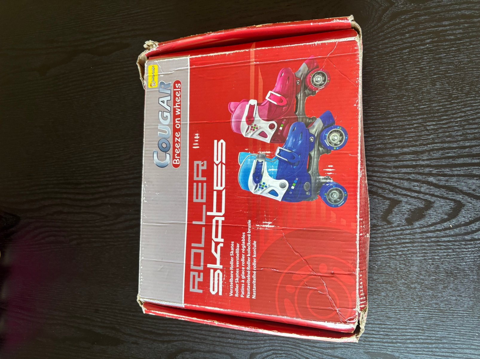 Roze met wit rolschaatsen, Ophalen, Gebruikt, 1 speler, Vanaf 3 jaar