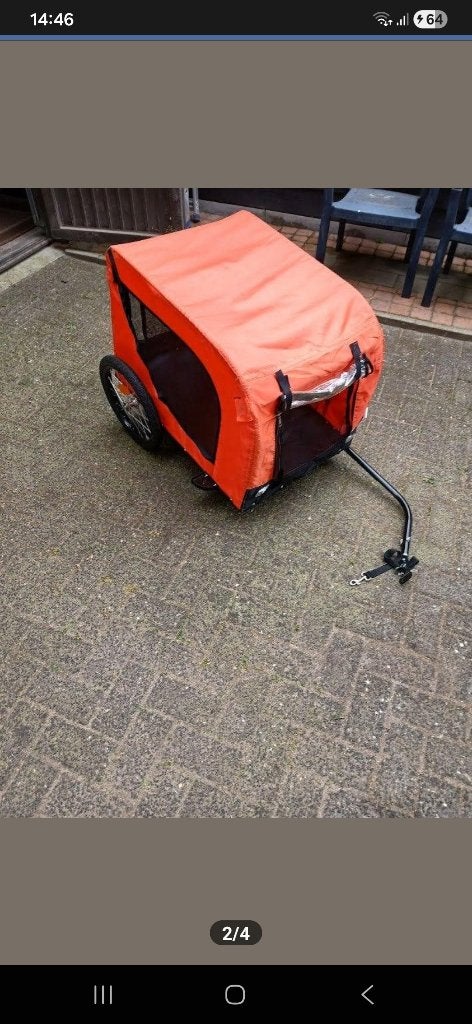 fietsaanhanger, Ophalen, 80 kg of meer, Zo goed als nieuw, Aanhangfiets
