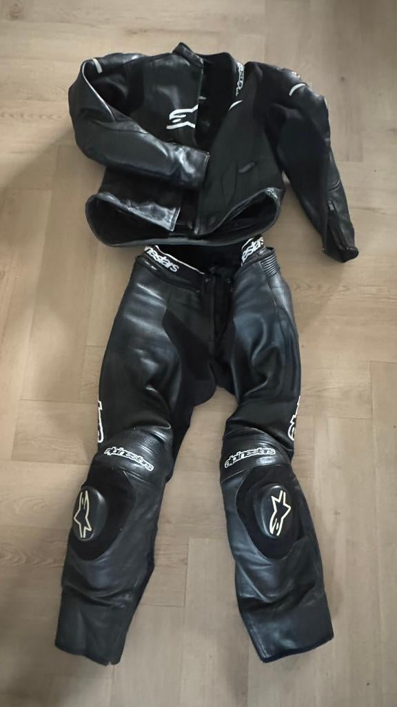 Alpinestars GP Force 2-delig leren motorpak – maat 52 (L), Ophalen, Alpine Stars, Tweedehands, Heren