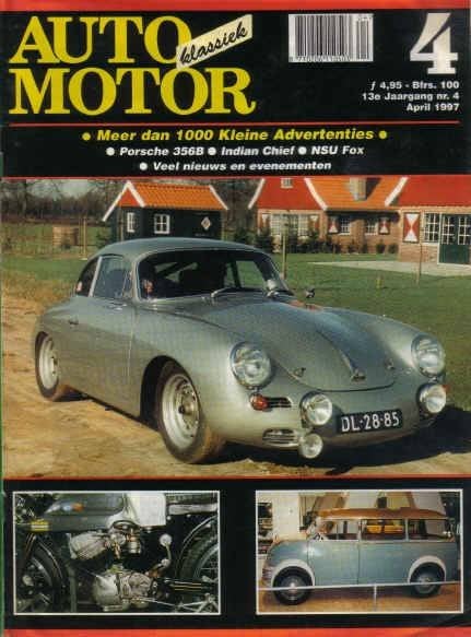 AMK 4 1997 : Porsche 356 - Indian Chief - NSU Fox, Ophalen of Verzenden, Gelezen, Algemeen
