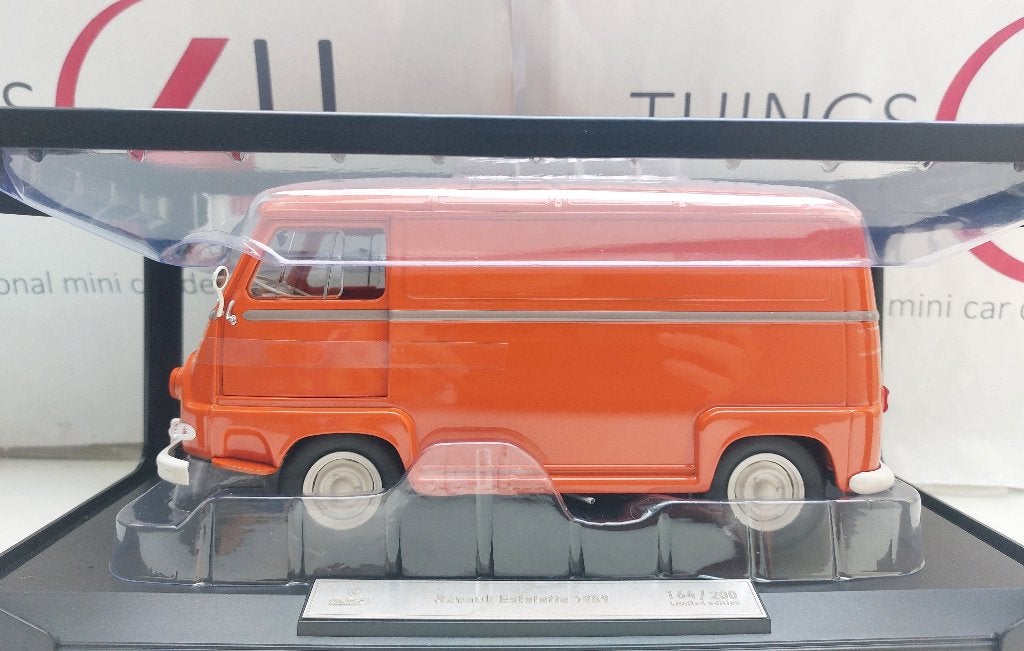 Norev 1:18 Renault Estafette oranje nieuw in verpakking, Hobby en Vrije tijd, Ophalen of Verzenden, Nieuw, Auto, Norev