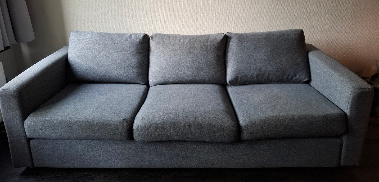 Bankstel 3zits, Ophalen, Gebruikt, 75 tot 100 cm, Stof