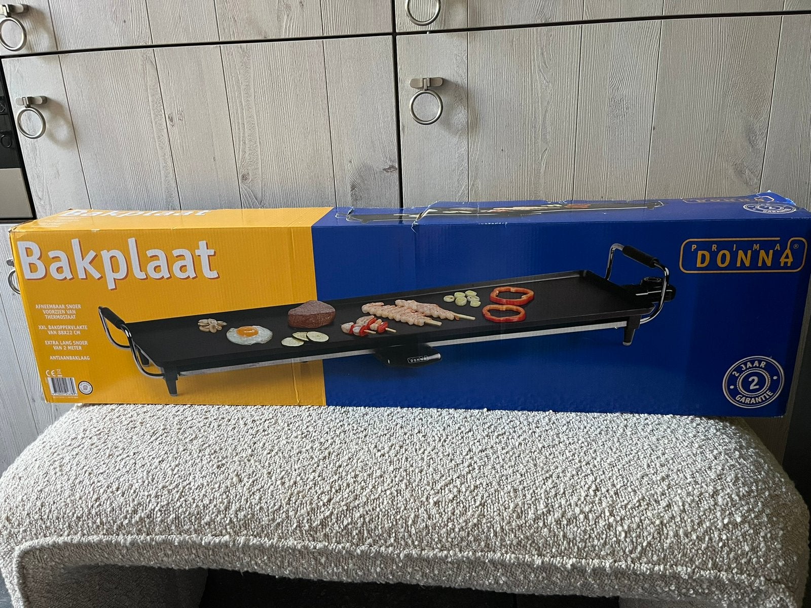 Prima Donna bakplaat XXL, Ophalen, Nieuw, Tafelgrill