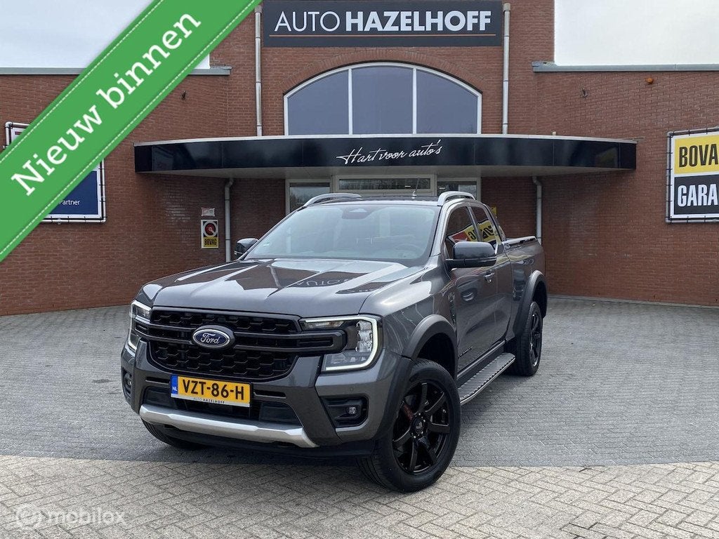 Ford Ranger 2.0 Super Cab EcoBlue Wildtrak Automaat met 20.8, Auto's, Ford, Automaat, Automatische klimaatregeling, Gebruikt, Euro 6