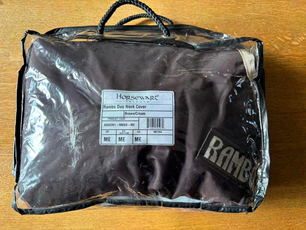 Nieuwe Rambo 0 grams hals medium, Ophalen of Verzenden, Zo goed als nieuw, Deken