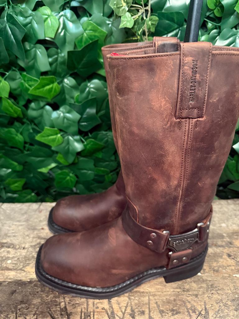 geweldig mooie stoere laarzen van Harley Davidson maat 41, Bruin, Boots, Nieuw, Ophalen of Verzenden