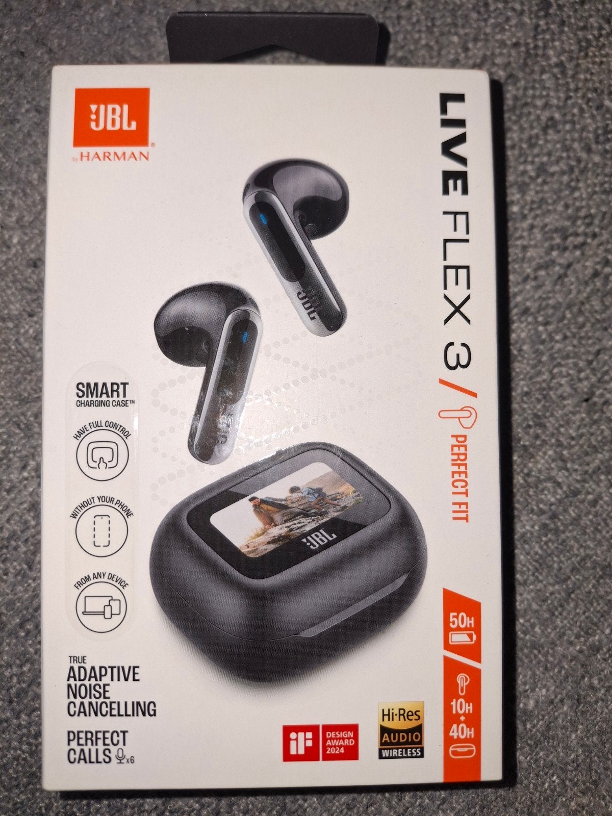 JBL Live Flex 3 Draadloze Oordopjes met Smart Charging Case