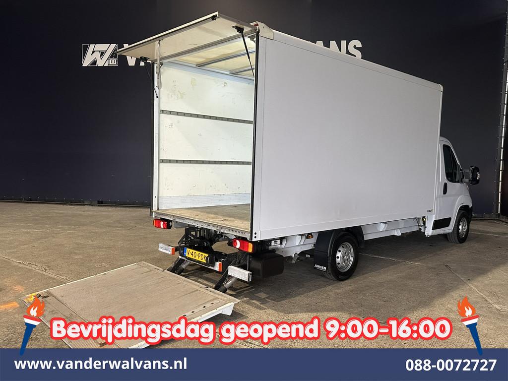 Peugeot Boxer 2.2 BlueHDi 141pk Bakwagen 436cm Lang Laadklep, Auto's, Bestelauto's, Voorwielaandrijving, Stof, Gebruikt, 4 cilinders
