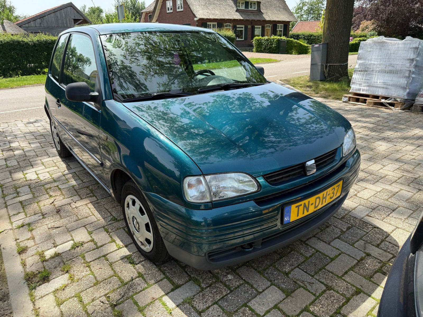 Seat Arosa 1.0 37KW 1998 Blauw, Auto's, Voorwielaandrijving, 839 kg, 450 kg, Blauw