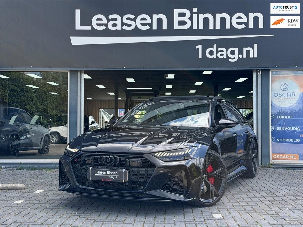 Audi A6 Avant RS 6 TFSI quattro Pano/Head Up/Carbon, Auto's, Audi, Automaat, Gebruikt, 600 pk, Leder
