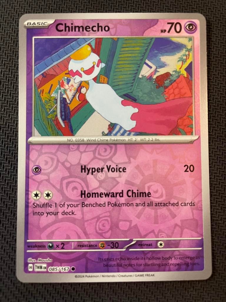 Chimecho 085/167 Reverse Holo Twilight Masquerade Packfresh, Ophalen of Verzenden, Zo goed als nieuw