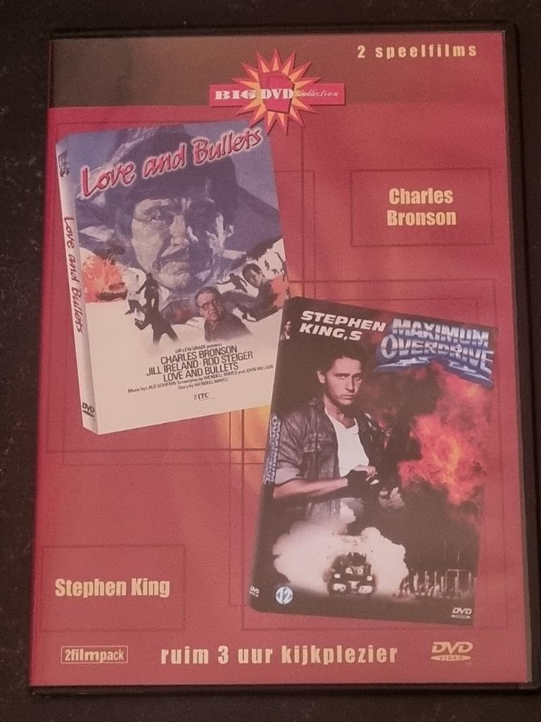 Love and Bullets  / Maximum Overdrive DVD (2 films), Vanaf 12 jaar, Ophalen of Verzenden, Gebruikt, Boxset