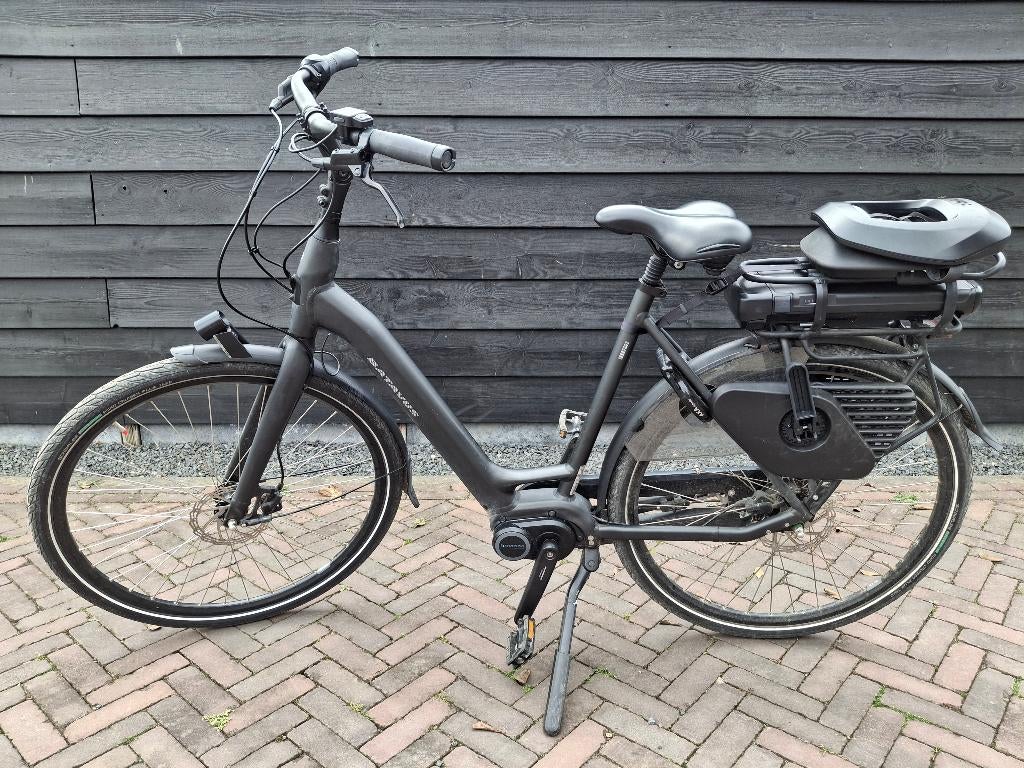 Batavus fines e go mat zwart 57, Ophalen, Gebruikt, Batavus, 50 km per accu of meer