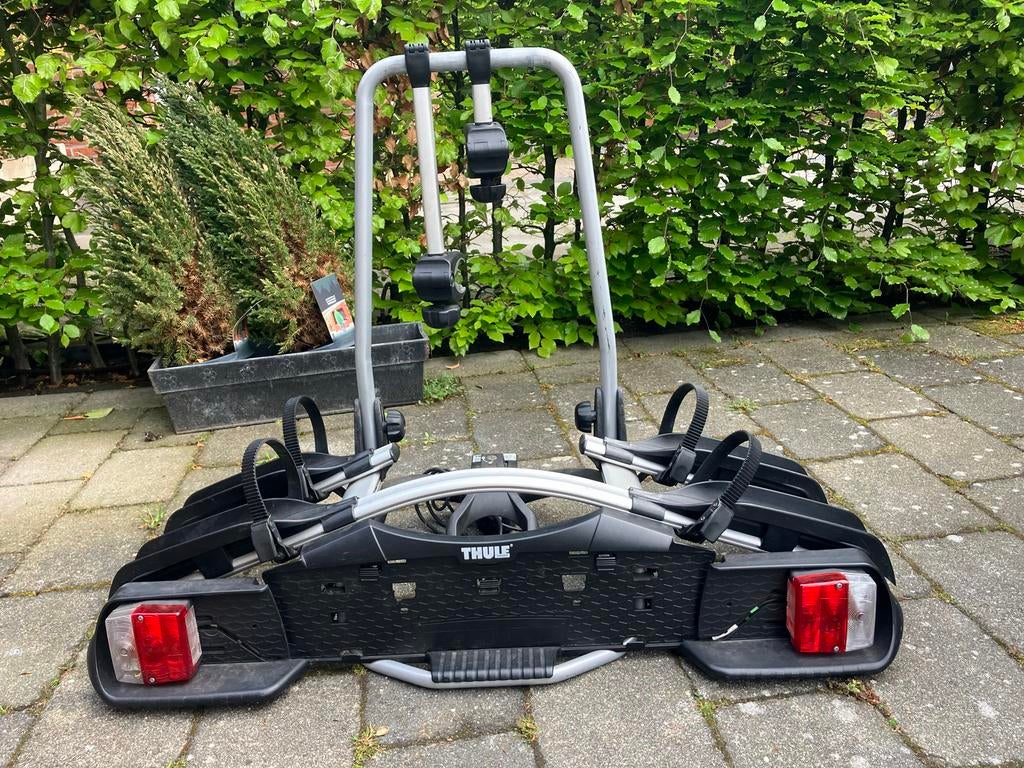 Thule EuroWay G2 921 Trekhaakdrager voor 2 fietsen, Auto diversen, Fietsendragers, Ophalen, 2 fietsen, Gebruikt, Trekhaakdrager