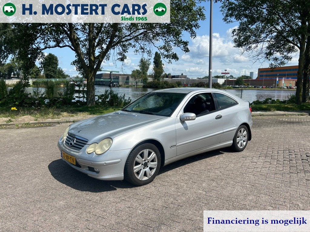 Mercedes-Benz C-Klasse Sportcoupe 180 K. * NIEUWE APK * AIRC, Automaat, Gebruikt, 4 stoelen, 1796 cc