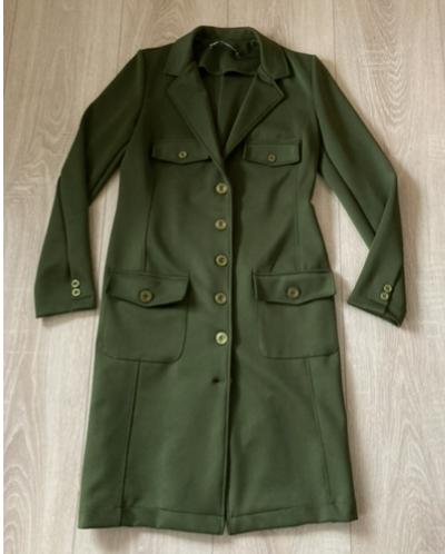 Stoere en stevige jas/vest creme de la creme maat S, Ophalen of Verzenden, Zo goed als nieuw, Maat 38/40 (M), Groen