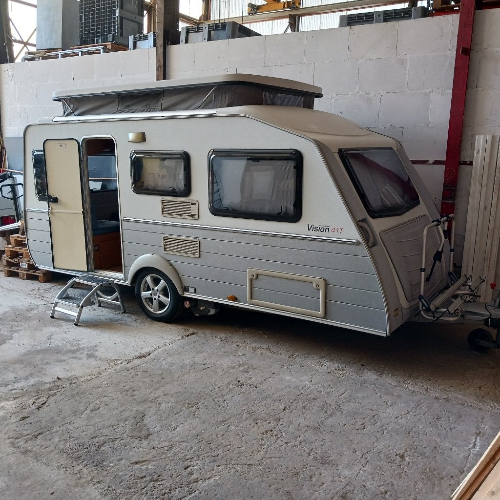 Kip Vision Special 41T hefdak lichtgewicht, Caravans en Kamperen, Caravans, Particulier, tot en met 4, 750 - 1000 kg, Kleine zit