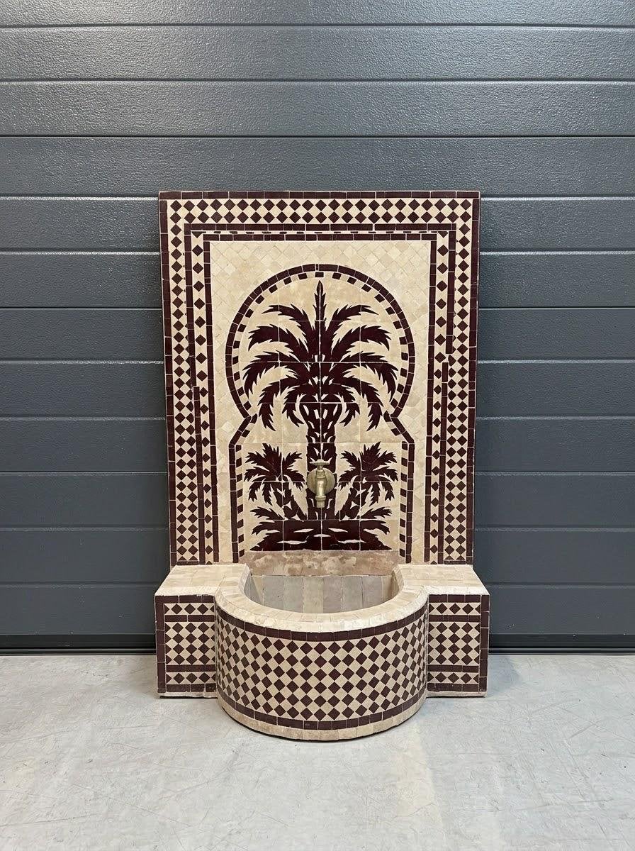 Marokkaanse Mozaïek Fontein - Handgemaakt Tuinornament, Ophalen, Info@artizana.nl, Fontein, Nieuw