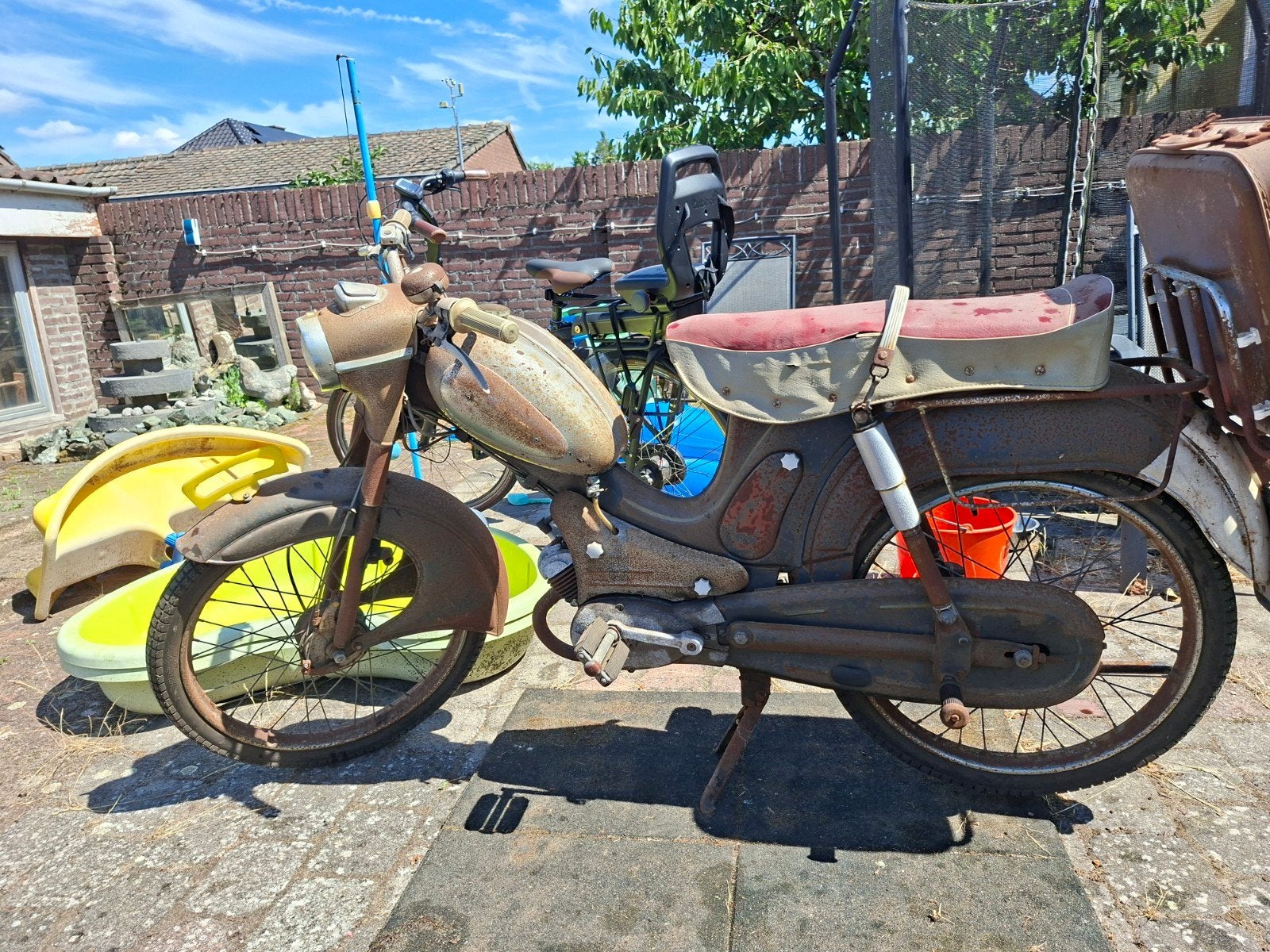 Berini M31 standaard bj 1964, Fietsen en Brommers, Brommers | Oldtimers, Maximaal 45 km/u, 3 versnellingen, Ophalen, Overige merken