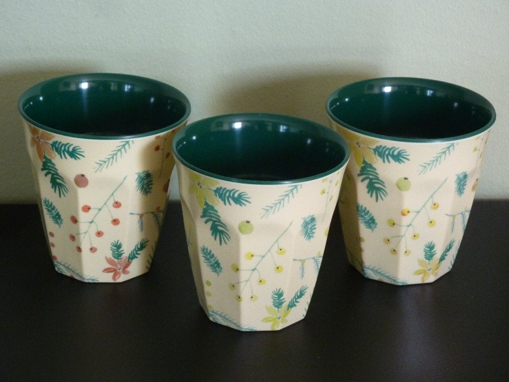 Beker 3x Rice, Overige materialen, Verzenden, Nieuw, Overige stijlen