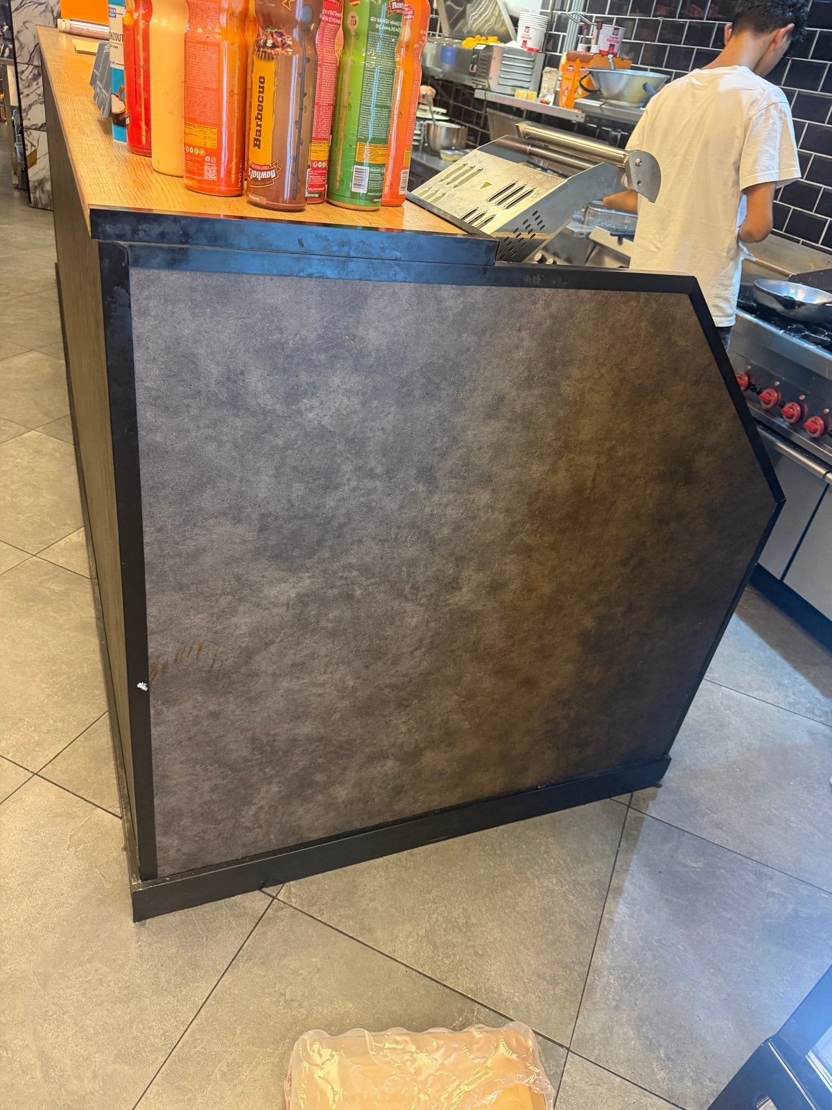 Horeca toonbank/bar  - Ideaal voor snackbar of restaurant, Zakelijke goederen, Ophalen, Gebruikt, Barinrichting