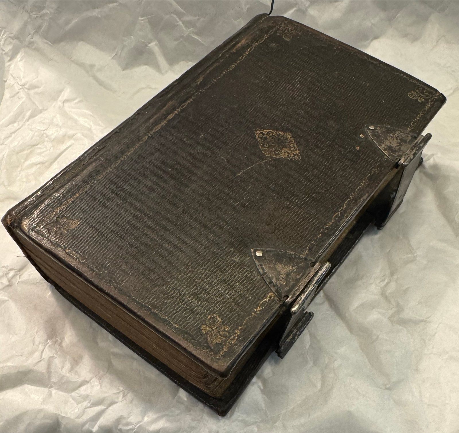 Antiek Gebedenboek bijbel zilveren Sluitingen, 1802 Venlo, Ophalen of Verzenden