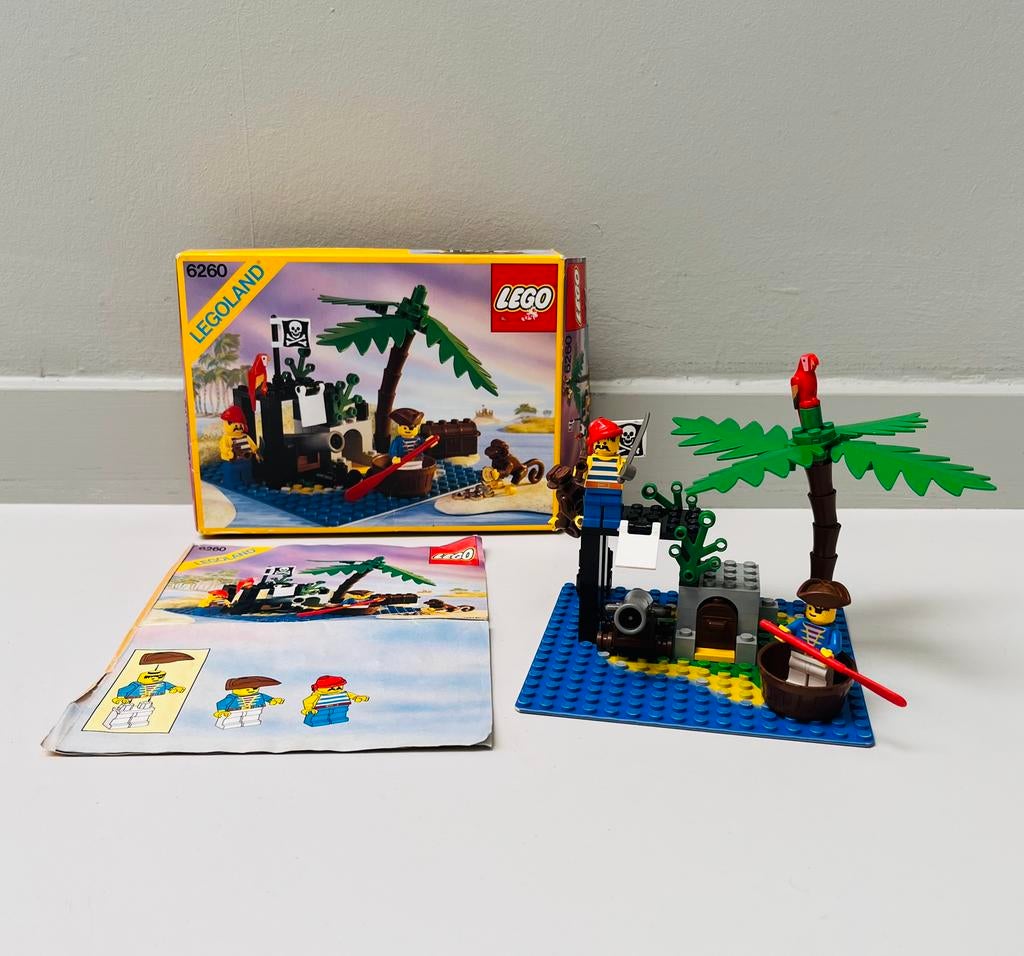 LEGO 6260 Shipwreck Island – compleet met doos & boekje, Lego, Zo goed als nieuw, Pirates, Ophalen of Verzenden