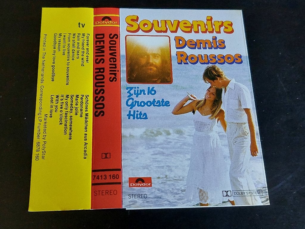 DEMIS ROUSSOS - SOUVENIRS (MC), 1 bandje, Ophalen of Verzenden, Zo goed als nieuw, Origineel