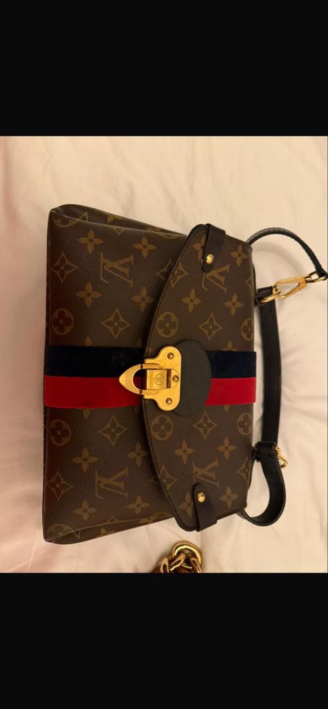 Louis vuitton georges, Ophalen of Verzenden, Zo goed als nieuw, Bruin, Handtas
